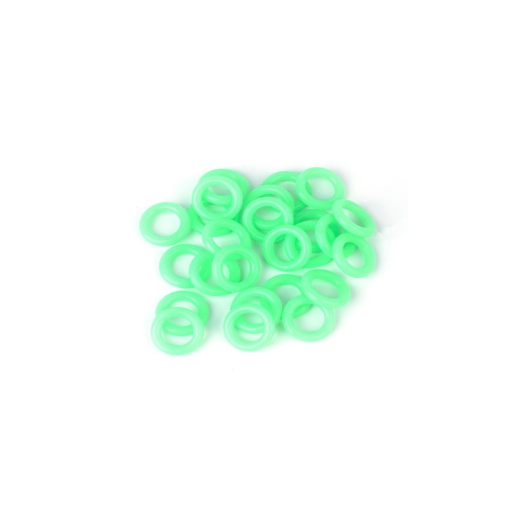 Fluorescent silicone O-ring seal