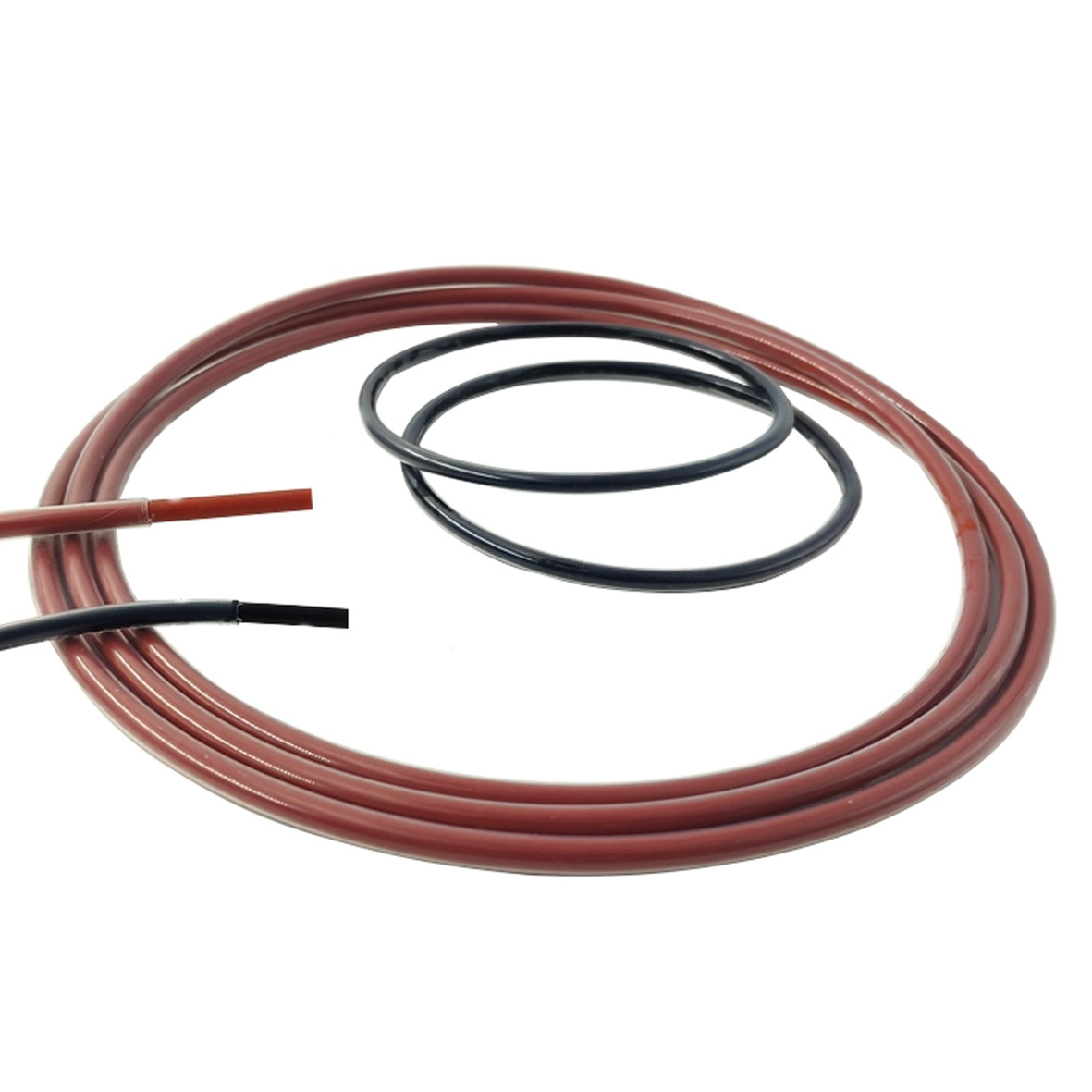 PTFE coated O-ring FEP/PFA/PTFE fully wrapped fluorine rubber silicone sealing ring perfluoroether high temperature resistant FFKM