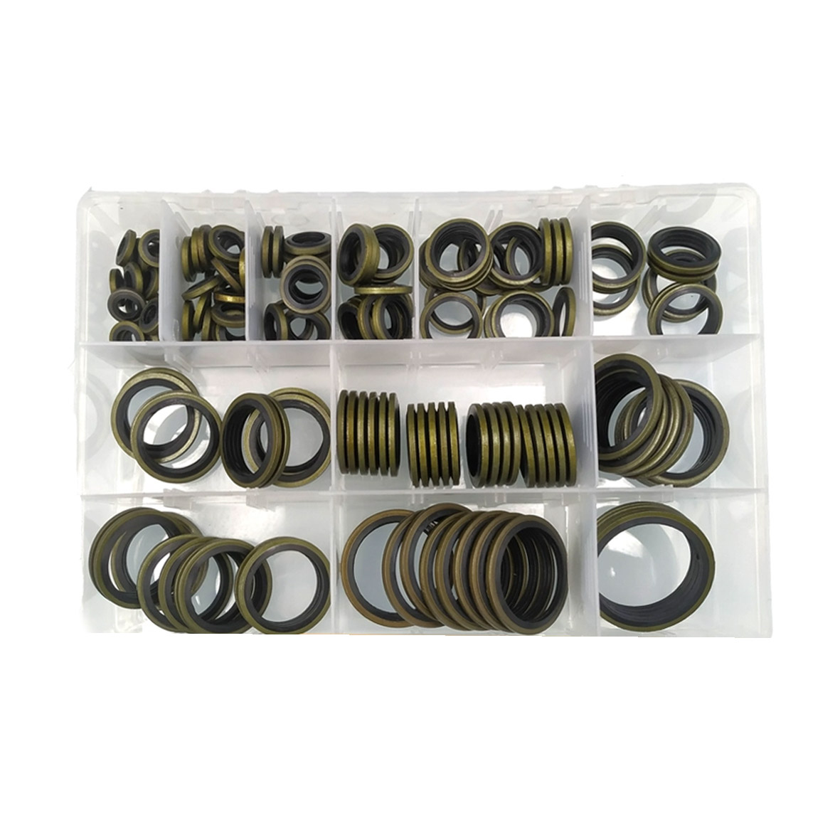 JB982 combination gasket, high-pressure resistant oil pipe sealing ring, high-temperature resistant fluorine rubber metal gasket skeleton oil seal O-ring