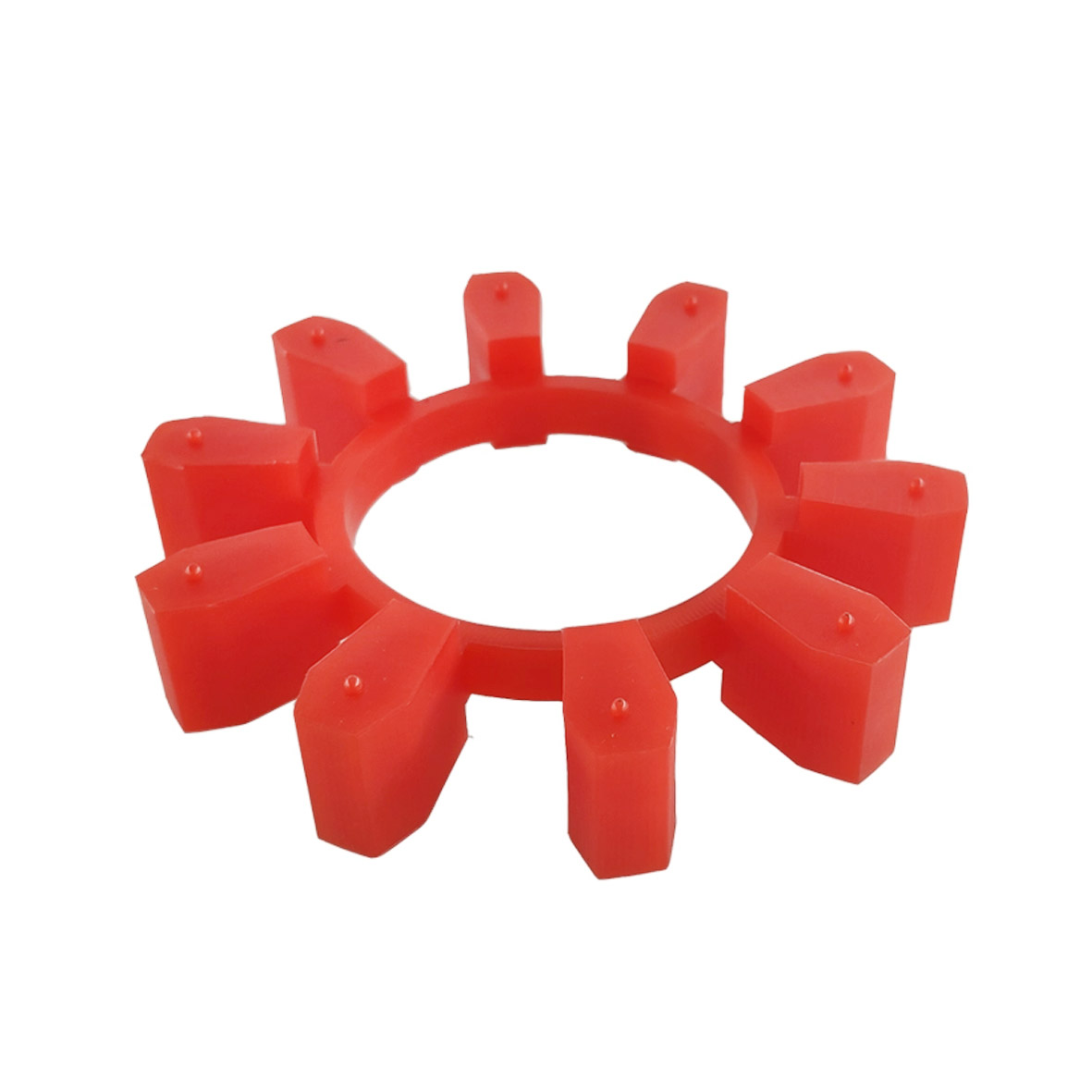 Air compressor buffer pad octagonal and ten corner combination pad